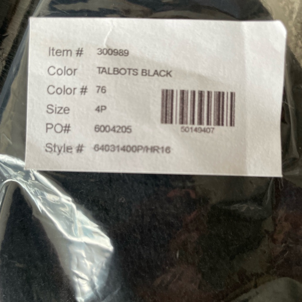 🖤talbot’s classic black winter coat with faux fur collar / size 4 petite / nwt - Picture 13 of 13